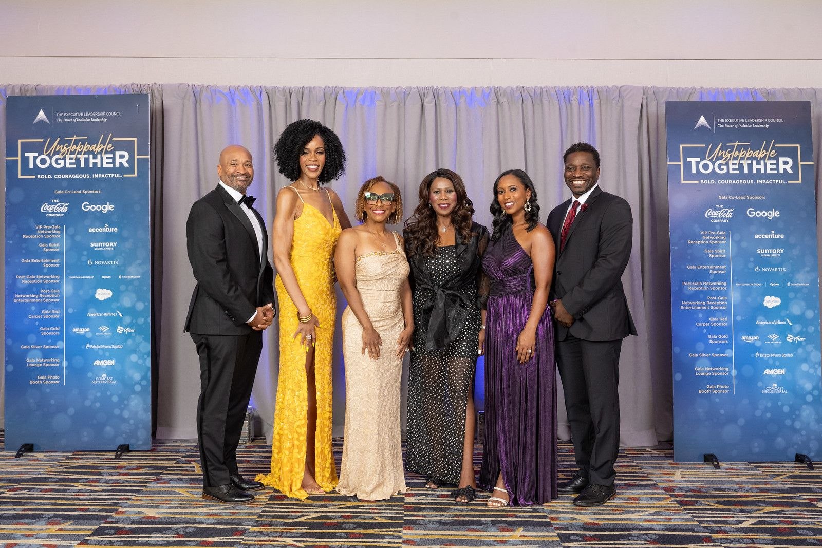 Cindy Tyeskey-Gage with fellow executives at the Executive Leadership Council (ELC) Gala